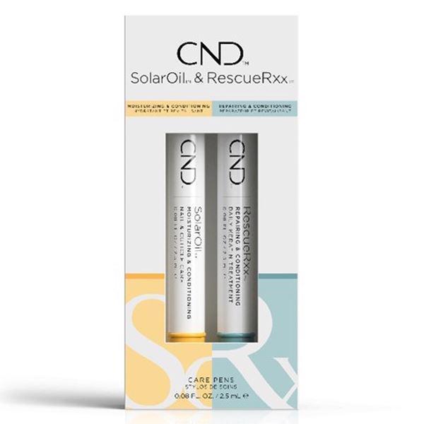 Perfekt Duo Kit, CND Rescue RXx & CND Solaroil på smart pen, CND